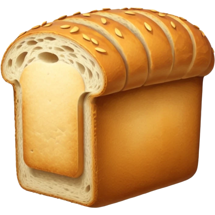 sliced loaf without face  emoji