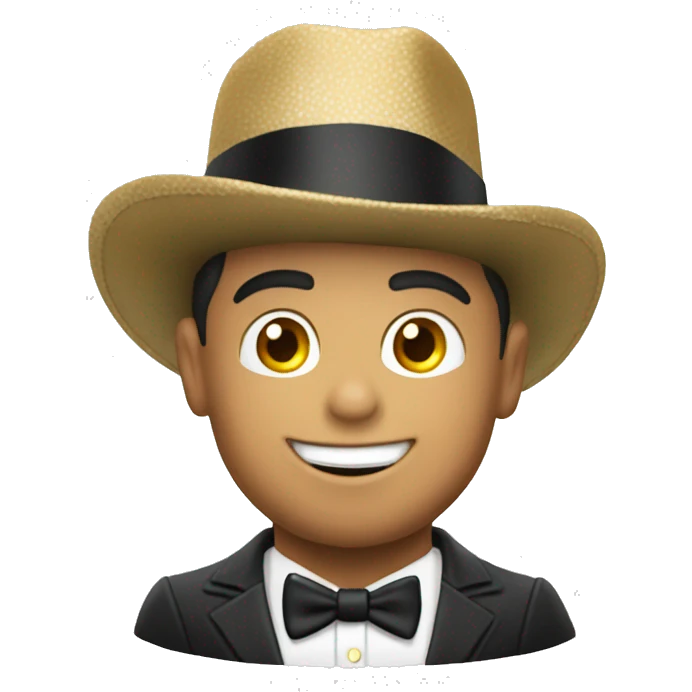  Cristiano Ronaldo with tophat emoji