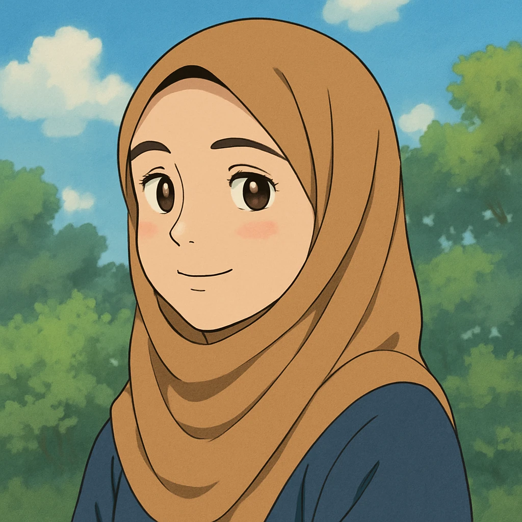 Profile picture muslim girl emoji