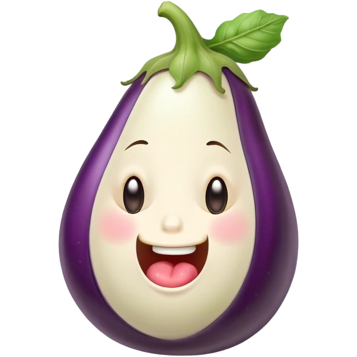 Drooling face and eggplant emoji