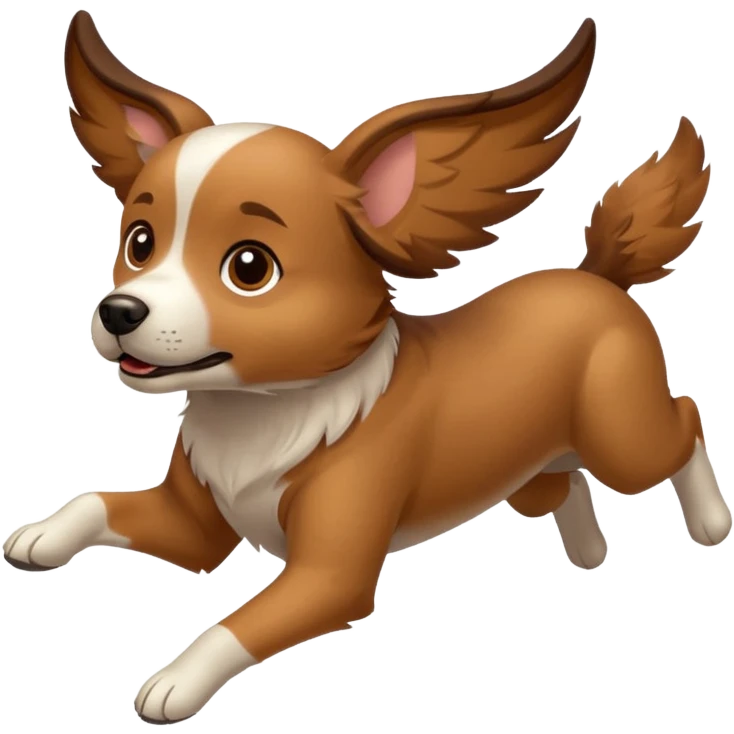 Perro volando emoji