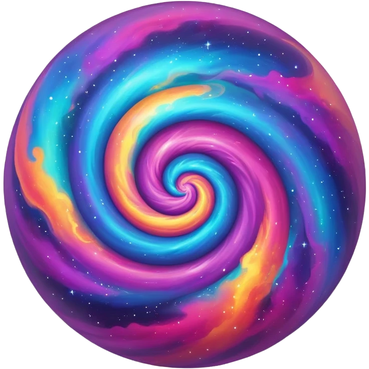 vibrant nebula ball  emoji