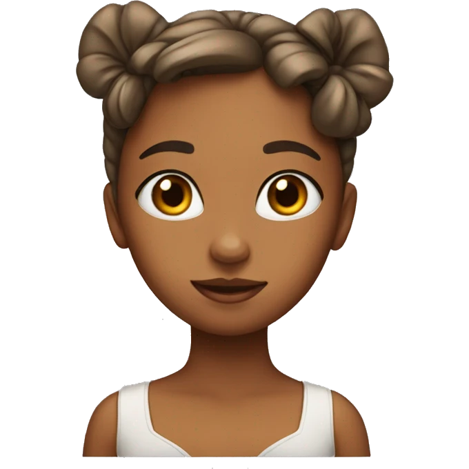 Girl with a bow on her head emoji