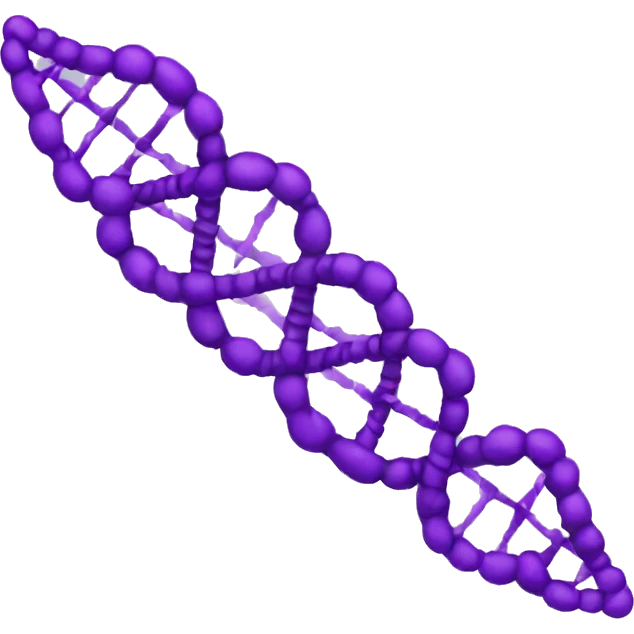 dna helix purple emoji