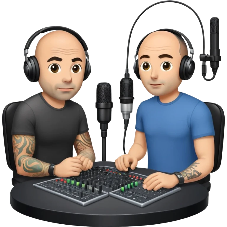 generate realistic detailed joe rogan podcast emoji