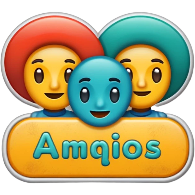 Retro Stickers  AMIGOS emoji