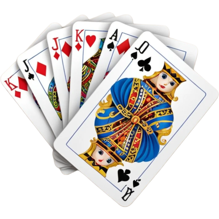 A deck of cards emoji