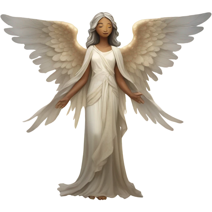 Dusty angel emoji