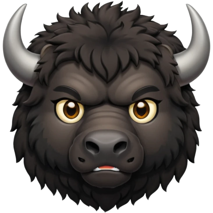 Black Bison emoji