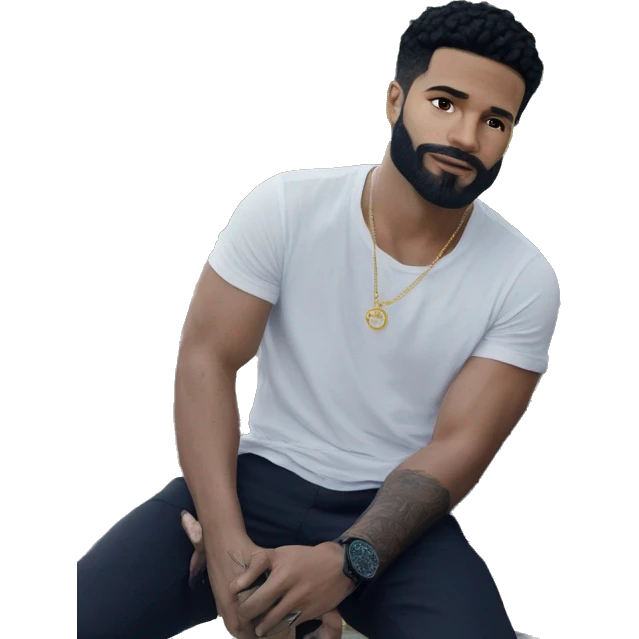 bearded man on bench emoji