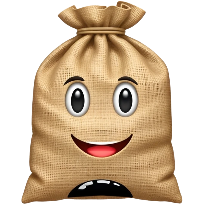 square sack of bag emoji