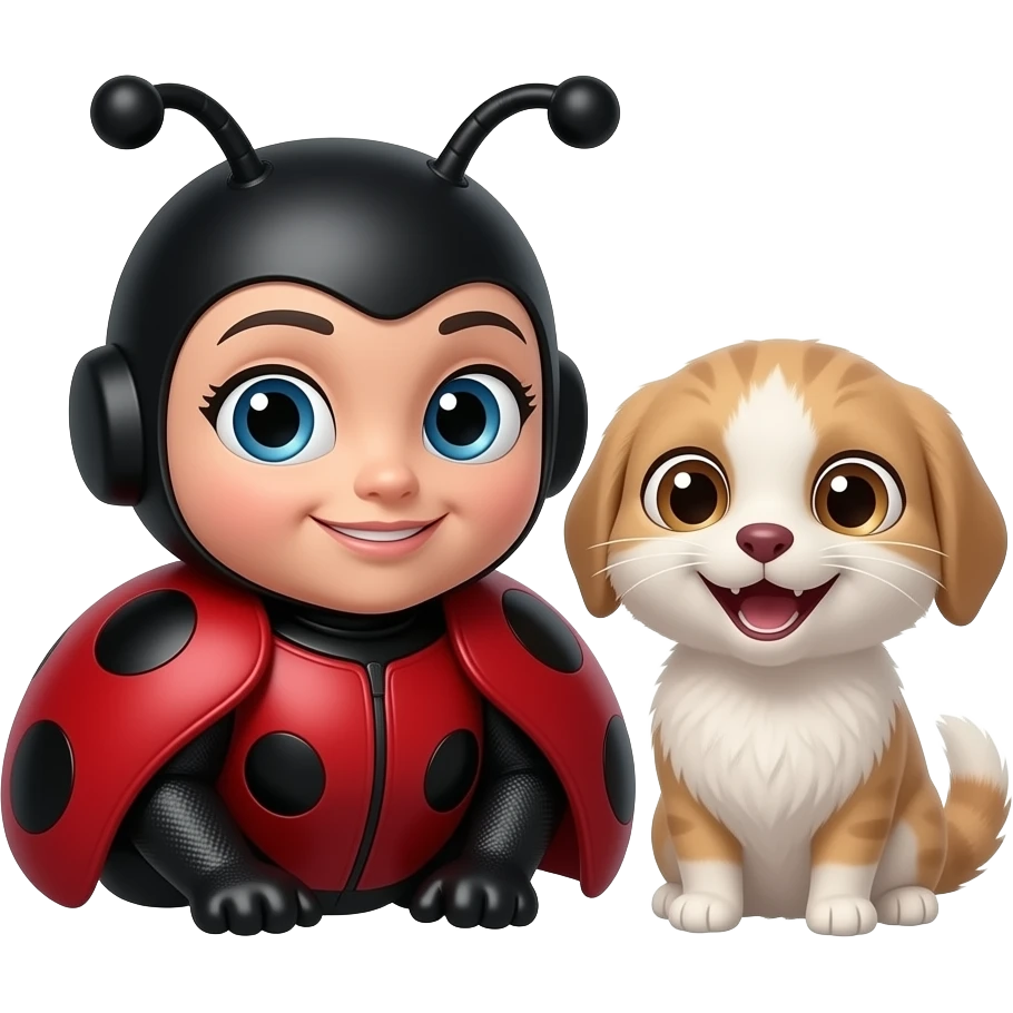 Ladybug. Es. Una. Heroina.  Con. Su. Lakichan emoji