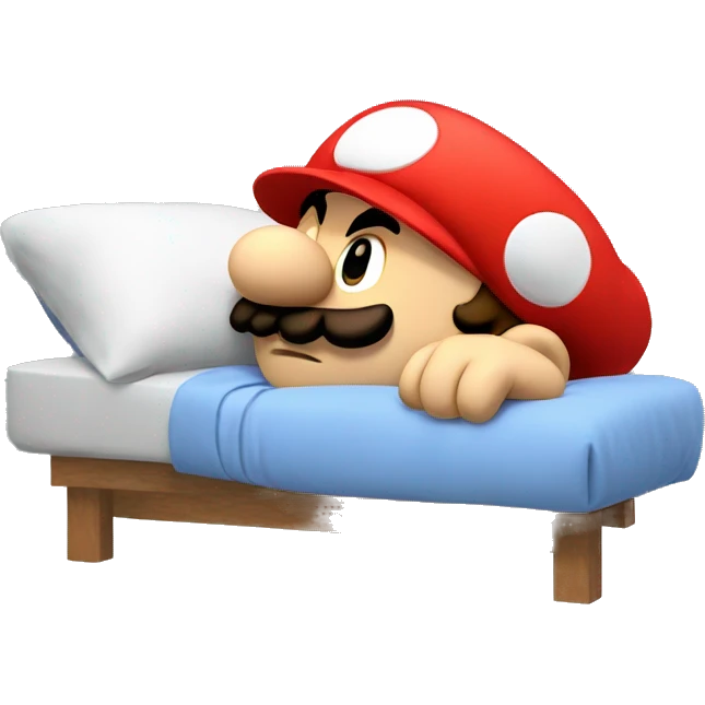 super mario sleeping  emoji