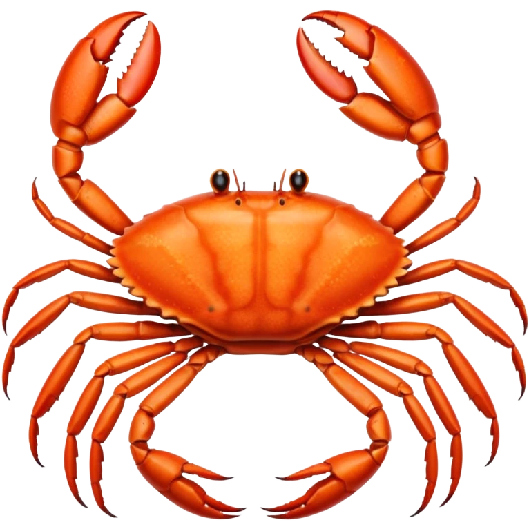 a single crab leg, simple, clear emoji