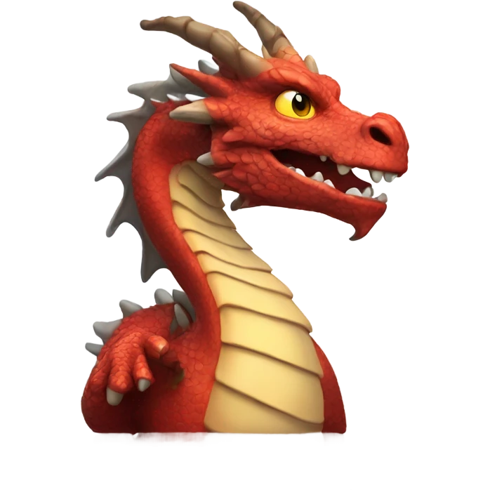 A dragon with a blown mind emoji