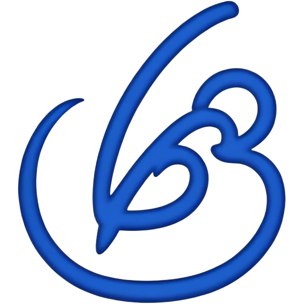 dark blue writing emoji