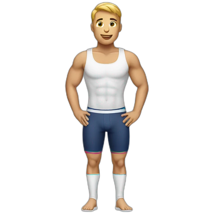 gay in a jock emoji