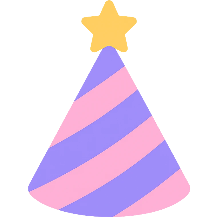 Party hat emoji