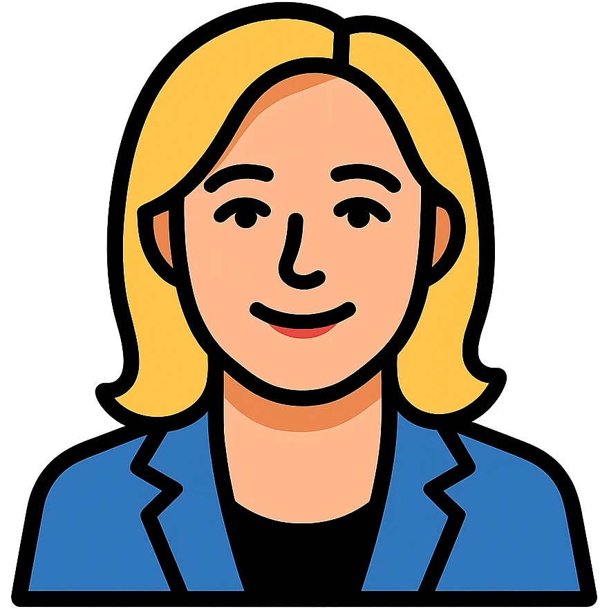 portrait of Marine Le Pen emoji