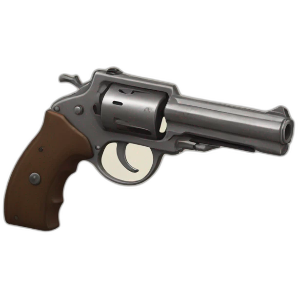 Pistola de ori emoji