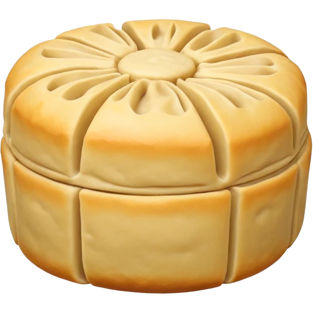 siu mai (a type of dim sum, just 1 cube of white color fish patty wrapped by yellow dough, leaving only the top part unwrapped, shape looks like short cylinder shape) emoji