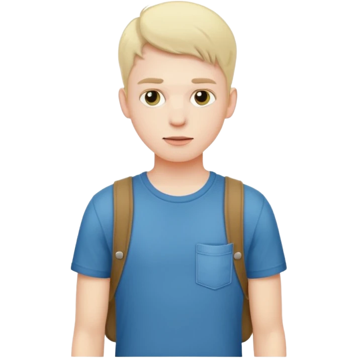 A young guy stands there with no money, his pockets are empty emoji