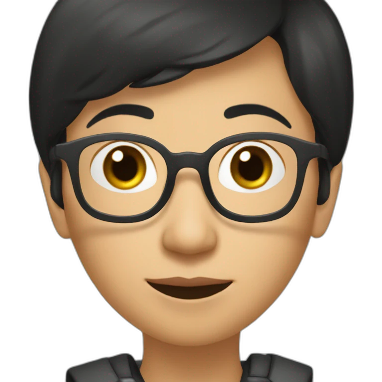 Maria Ressa writing emoji