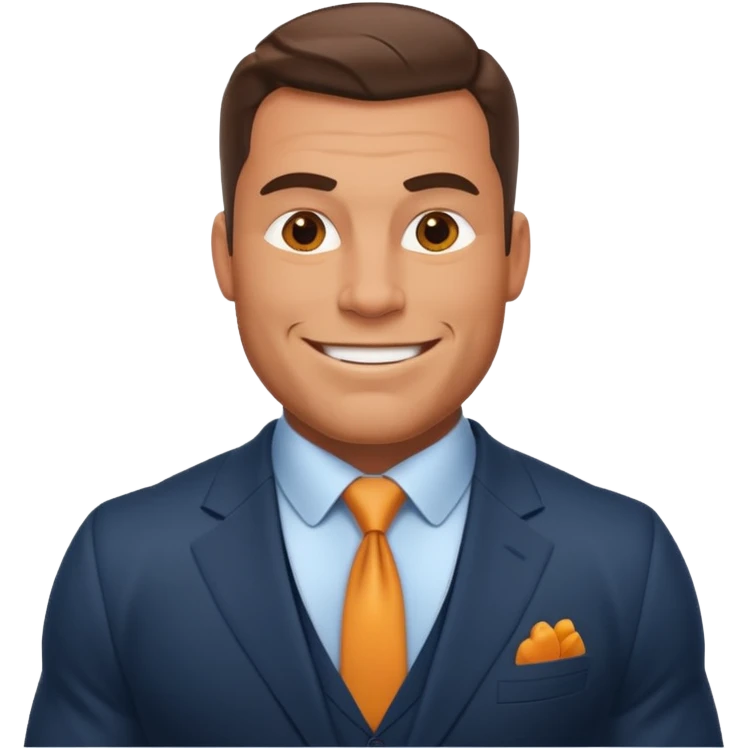 Make me a nice super cool and very huge man who knows all the things about everyone emoji