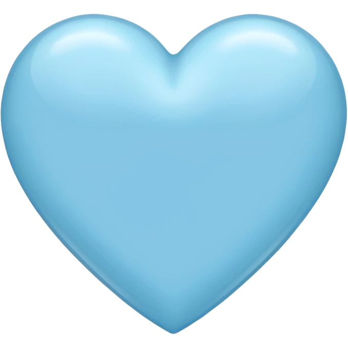 Light blue heart emoji