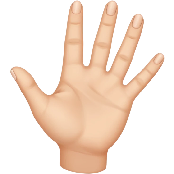 hello hand emoji