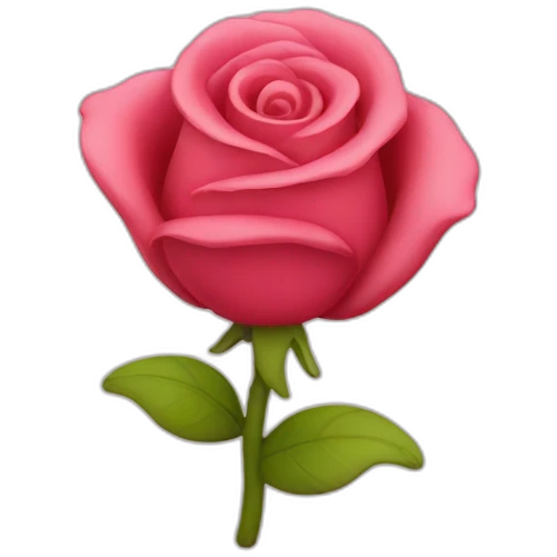 rose toy emoji