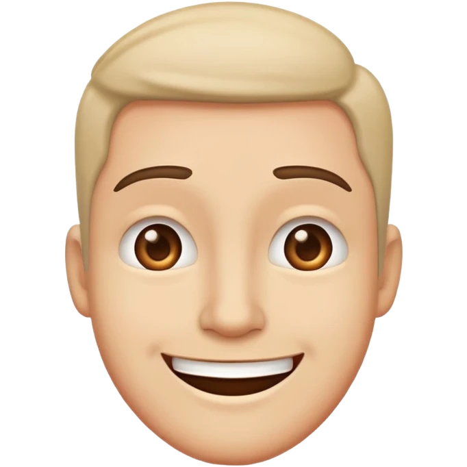 Sarcastically smiling  emoji