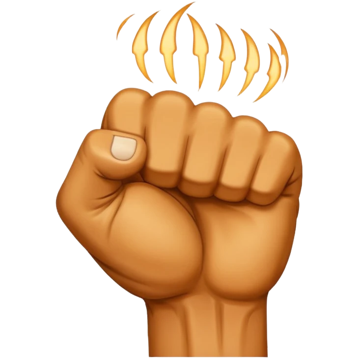 strong veiny fist emoji