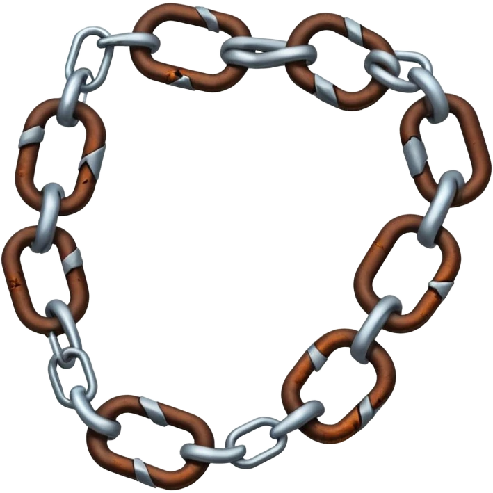 порваная цепь emoji