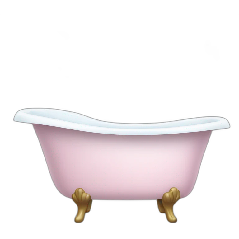 Bubbles bathtub emoji