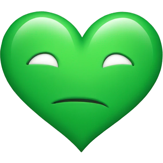 green heart  emoji