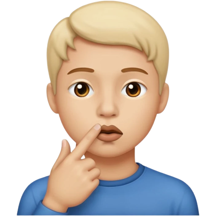 shhhhhh question mark emoji
