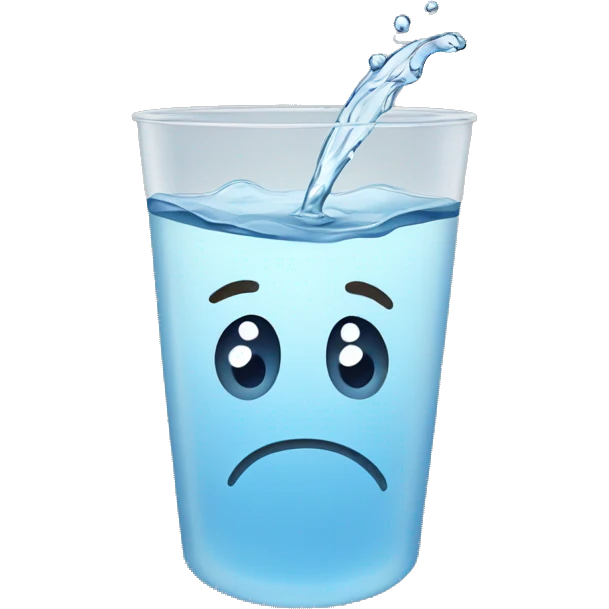 Cup of water emoji