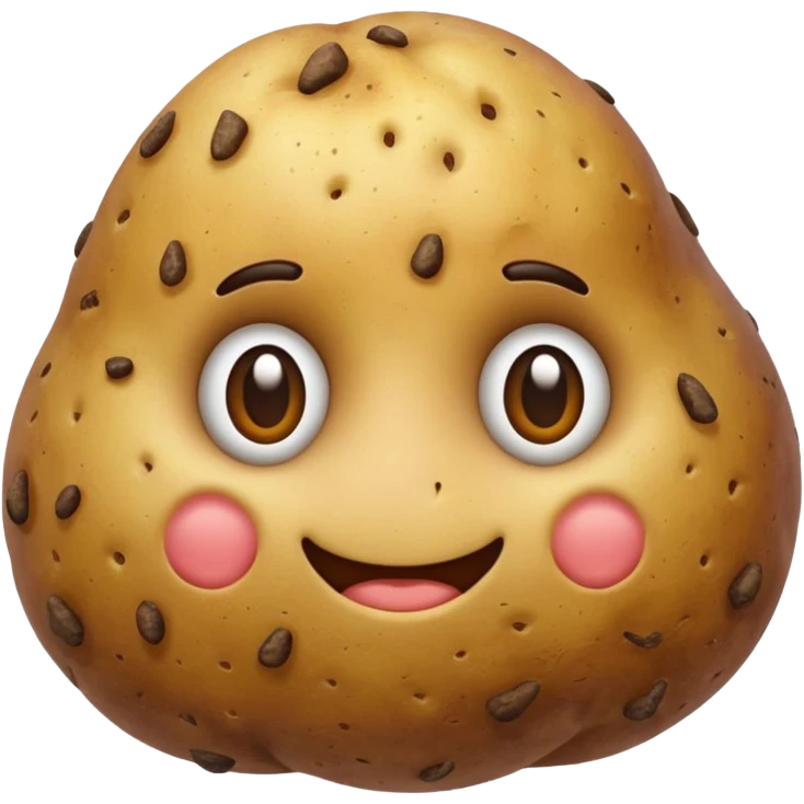 POTATO WITH NO FFACE emoji