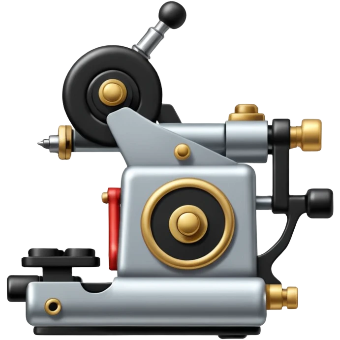 Old School tattoo gear emoji