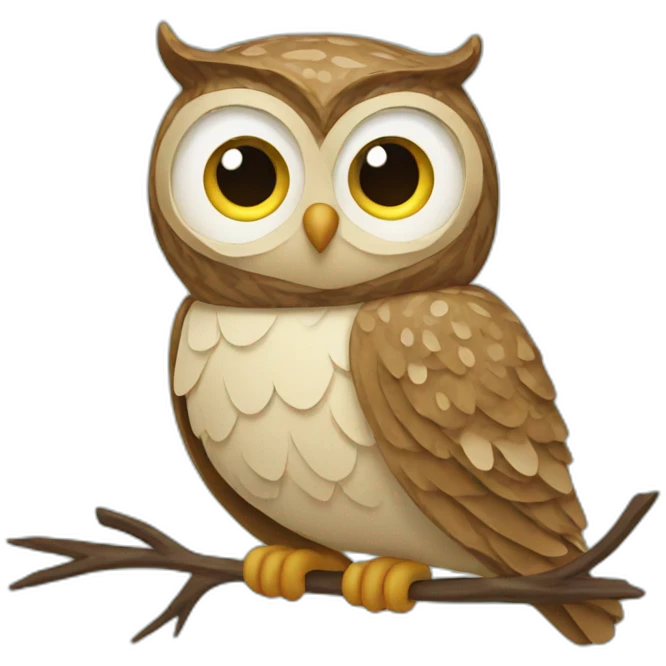 Sewing owl emoji