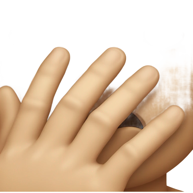person biting fingers  emoji