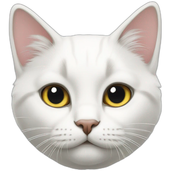 white cats emoji