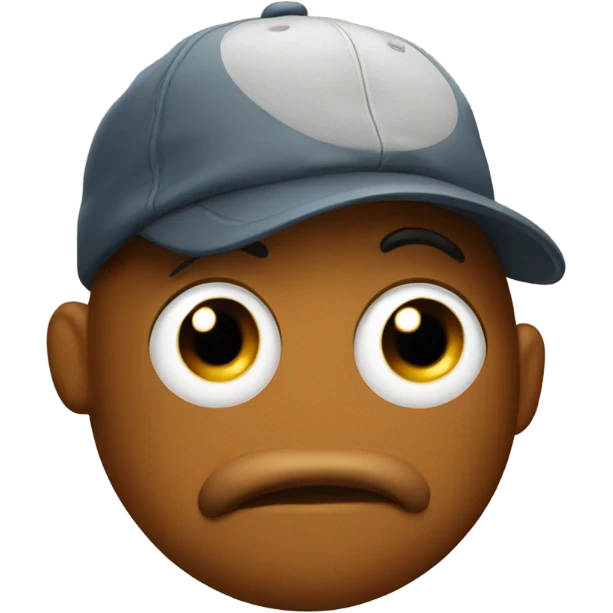 Poo wearing a cap emoji