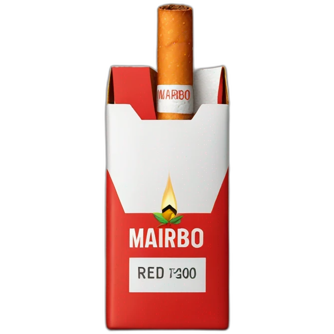 Marlboro red emoji