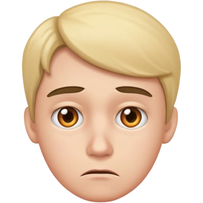 Worried face  emoji