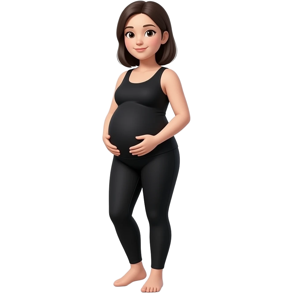 Femme enceinte body legging noir  42/44taille emoji