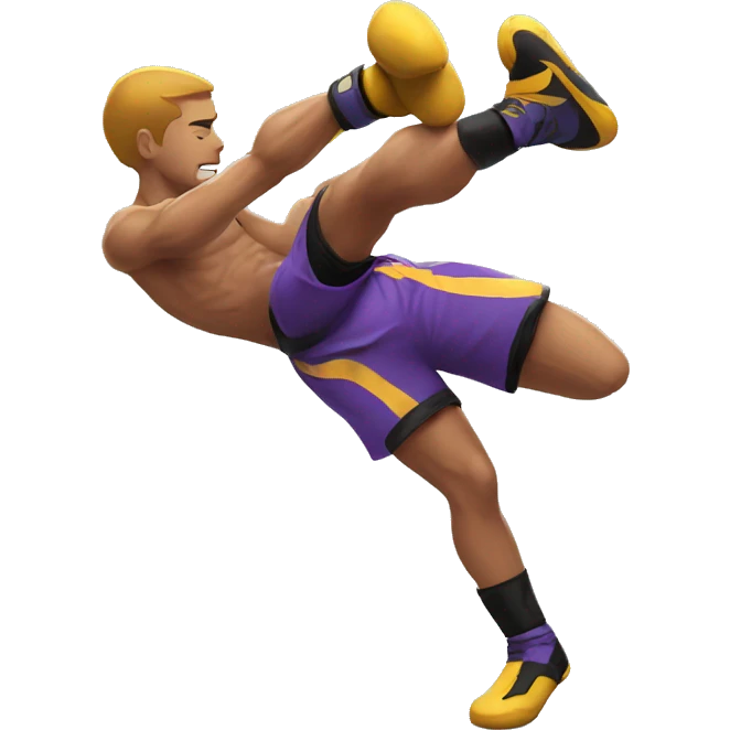 kick boxing emoji
