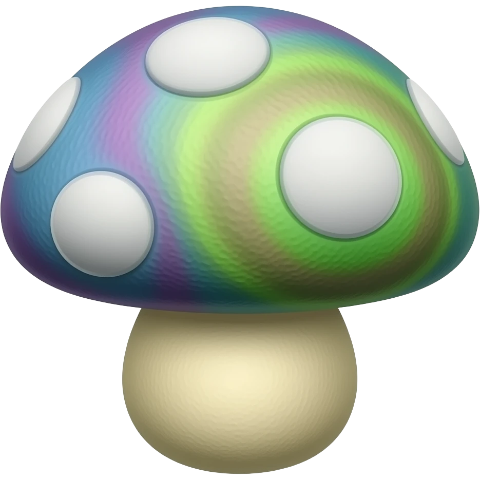 Trippy Shroom cannabis emoji