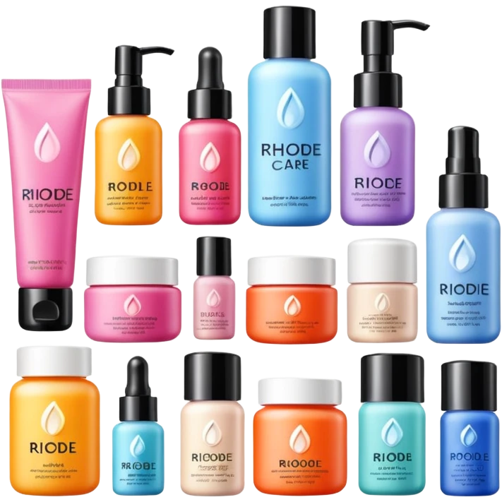 rhode skin care products emoji